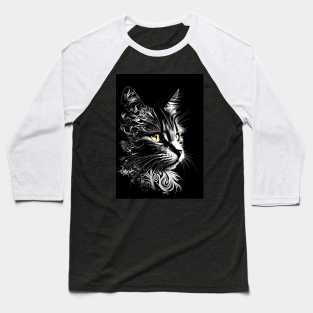 Cat Beauty #6 Baseball T-Shirt